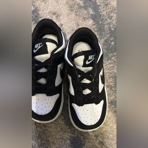 Nike Kids Black and White Sneakers